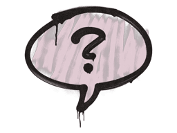 Sealed Graffiti | Question Mark (War Pig Pink)