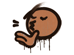 Sealed Graffiti | Chef Kiss (Tiger Orange)