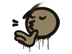 Sealed Graffiti | Chef Kiss (Dust Brown)