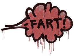 Sealed Graffiti | Fart (Blood Red)