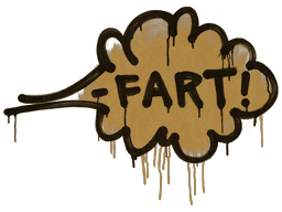 Sealed Graffiti | Fart (Desert Amber)
