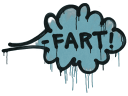 Sealed Graffiti | Fart (Wire Blue)