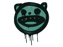 Sealed Graffiti | Happy Cat (Frog Green)