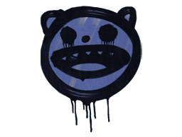 Sealed Graffiti | Happy Cat (SWAT Blue)