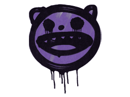 Sealed Graffiti | Happy Cat (Monster Purple)