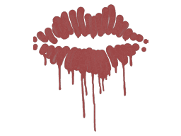 Sealed Graffiti | Kiss (Blood Red)