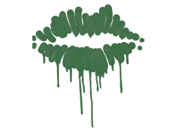 Sealed Graffiti | Kiss (Jungle Green)