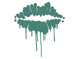 Sealed Graffiti | Kiss (Frog Green)