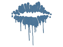 Sealed Graffiti | Kiss (Monarch Blue)