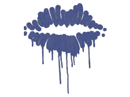 Sealed Graffiti | Kiss (SWAT Blue)