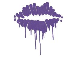 Sealed Graffiti | Kiss (Monster Purple)