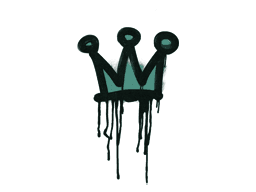 Sealed Graffiti | Little Crown (Frog Green)