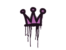 Sealed Graffiti | Little Crown (Bazooka Pink)