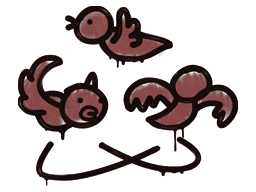 Sealed Graffiti | Dizzy (Brick Red)