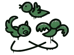 Sealed Graffiti | Dizzy (Jungle Green)