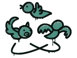 Sealed Graffiti | Dizzy (Frog Green)