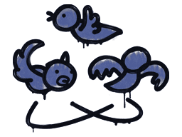 Sealed Graffiti | Dizzy (SWAT Blue)