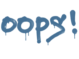 Sealed Graffiti | Oops (Monarch Blue)