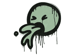 Sealed Graffiti | Puke (Cash Green)