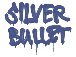 Sealed Graffiti | Silver Bullet (SWAT Blue)