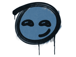 Sealed Graffiti | Smirk (Monarch Blue)