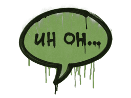 Sealed Graffiti | Uh Oh (Battle Green)