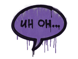 Sealed Graffiti | Uh Oh (Monster Purple)