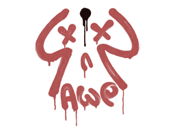 Sealed Graffiti | Recoil AWP (Blood Red)