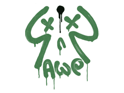 Sealed Graffiti | Recoil AWP (Jungle Green)