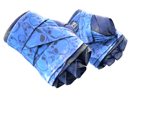 Hand Wraps | Cobalt Skulls