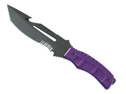 ★ Survival Knife | Ultraviolet (Battle-Scarred)