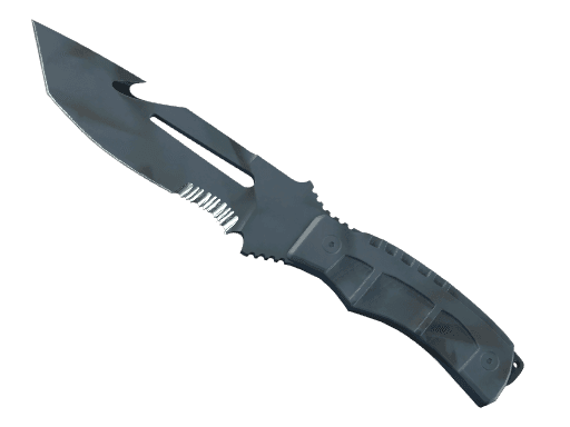 ★ Survival Knife | Night Stripe (Battle-Scarred)
