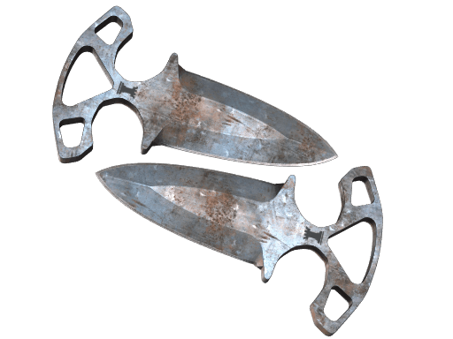 ★ Shadow Daggers | Rust Coat (Battle-Scarred)