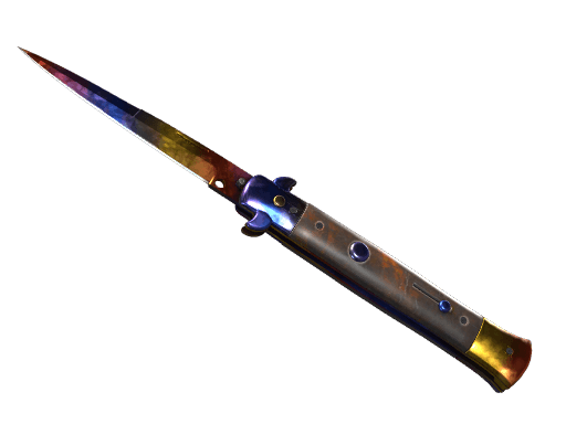 Stiletto Knife | Marble Fade