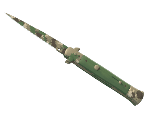 ★ Stiletto Knife | Forest DDPAT (Battle-Scarred)