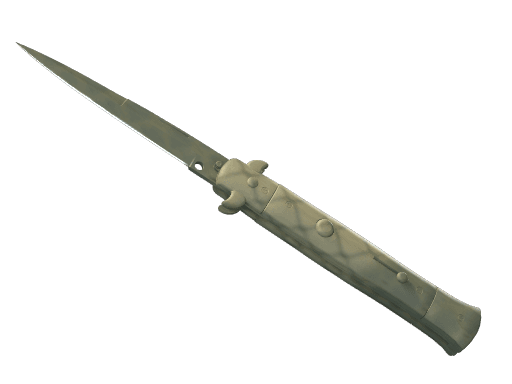 ★ Stiletto Knife | Safari Mesh (Battle-Scarred)