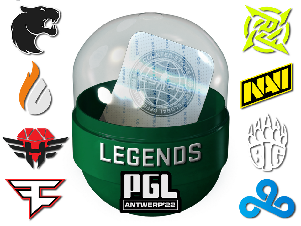 Antwerp 2022 Legends Sticker Capsule