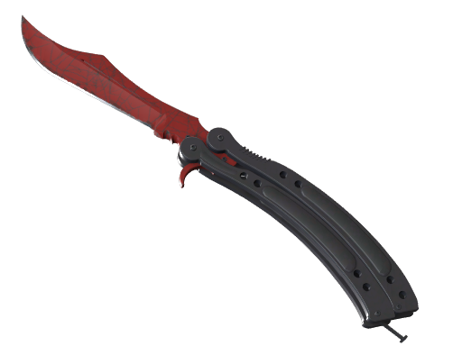 ★ Butterfly Knife | Crimson Web (Battle-Scarred)
