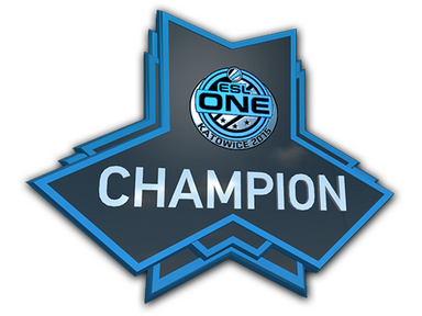 Champion at ESL One Katowice 2015