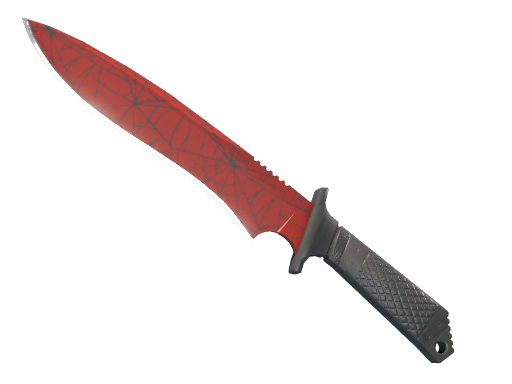 ★ Classic Knife | Crimson Web (Battle-Scarred)