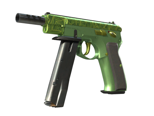 CZ75-Auto | Emerald Quartz (Battle-Scarred)