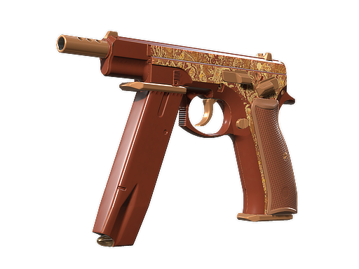 CZ75-Auto | Honey Paisley (Battle-Scarred)