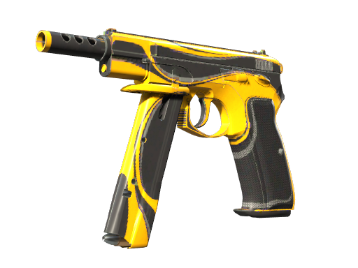 CZ75-Auto | Yellow Jacket (Battle-Scarred)