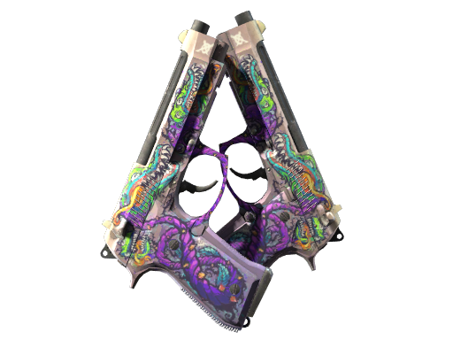 Dual Berettas | Flora Carnivora (Battle-Scarred)