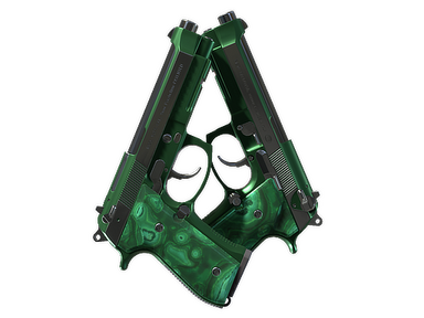 Dual Berettas | Polished Malachite