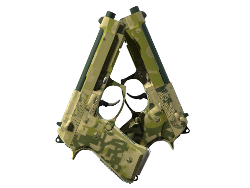 Dual Berettas | Switch Board (Battle-Scarred)