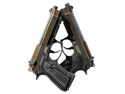 Dual Berettas | Tread (Battle-Scarred)