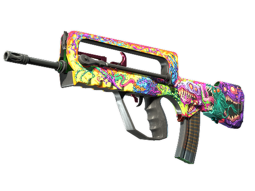 FAMAS | Bad Trip (Battle-Scarred)