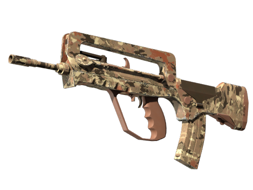 FAMAS | CaliCamo (Battle-Scarred)
