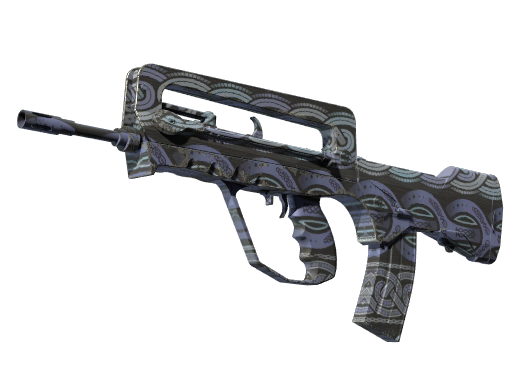 FAMAS | Night Borre (Battle-Scarred)